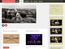 Tablet Screenshot of pflanzplaetz.ch